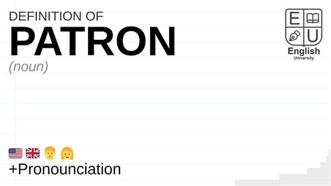 paetron|patreon meaning definition.